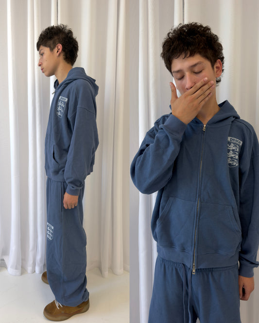 SLATE WAFFLE JACKET