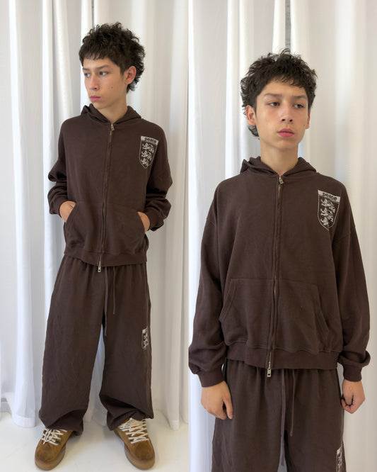 MOCHA WAFFLE JACKET